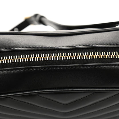 Saint Laurent Calfskin Matelasse Monogram Lou Camera Bag Black 11 of 11