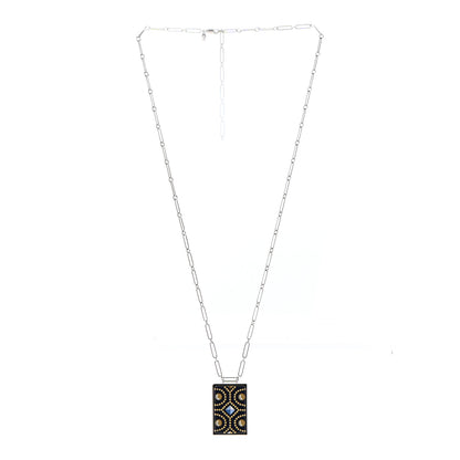 Hermes Palladium Enamel Colliers De Chiens Curiosite Dream Box Necklace 3 of 6