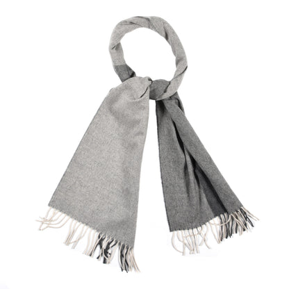Hermes Cashmere Summer Block Muffler Gris Chine 1 of 5