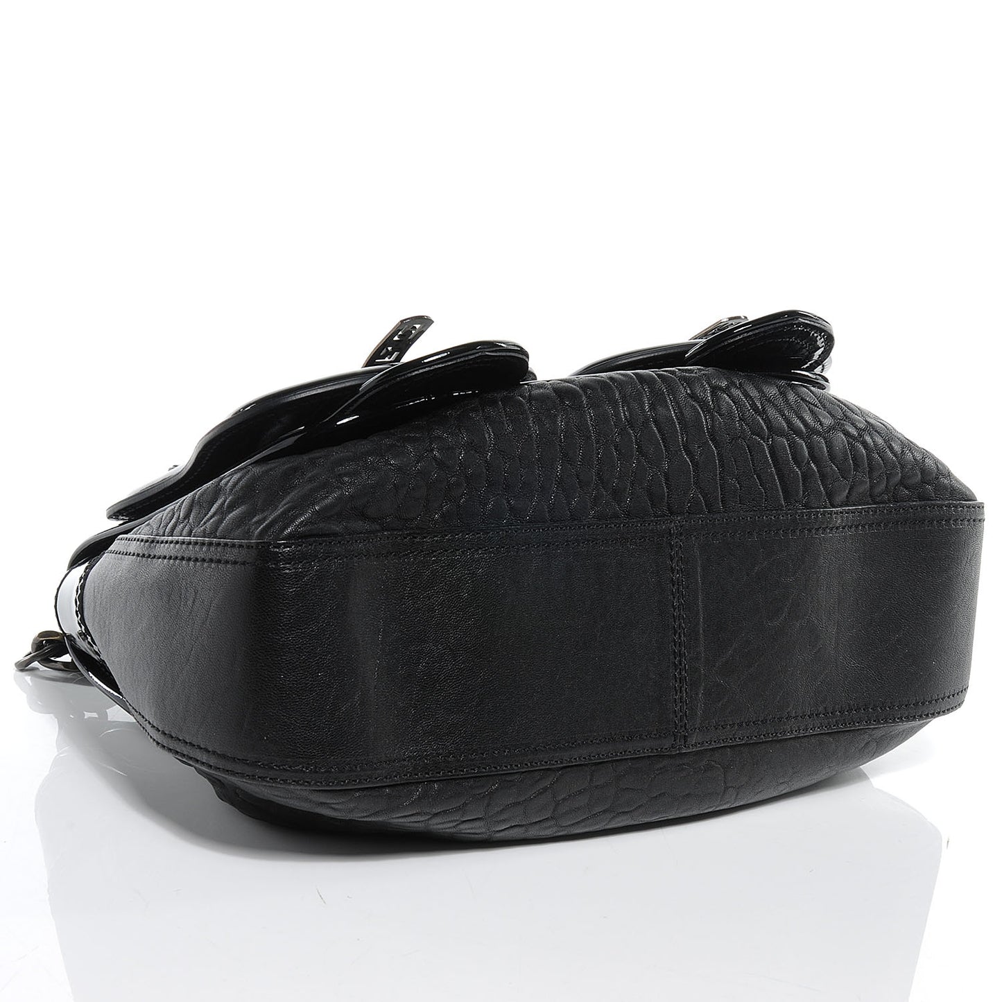 Nappa Patent B Bag Black
