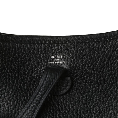Hermes Taurillon Clemence Evelyne TPM Black 5 of 12