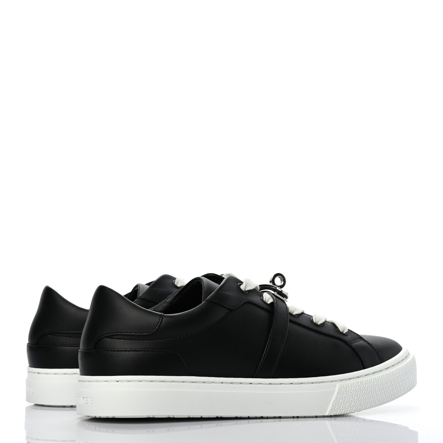 Hermes Calfskin Day Sneakers 37 Black 4 of 10