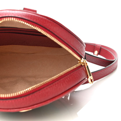 Gucci GG Supreme Monogram Web Flora Mini Ophidia Round Backpack Red 4 of 8