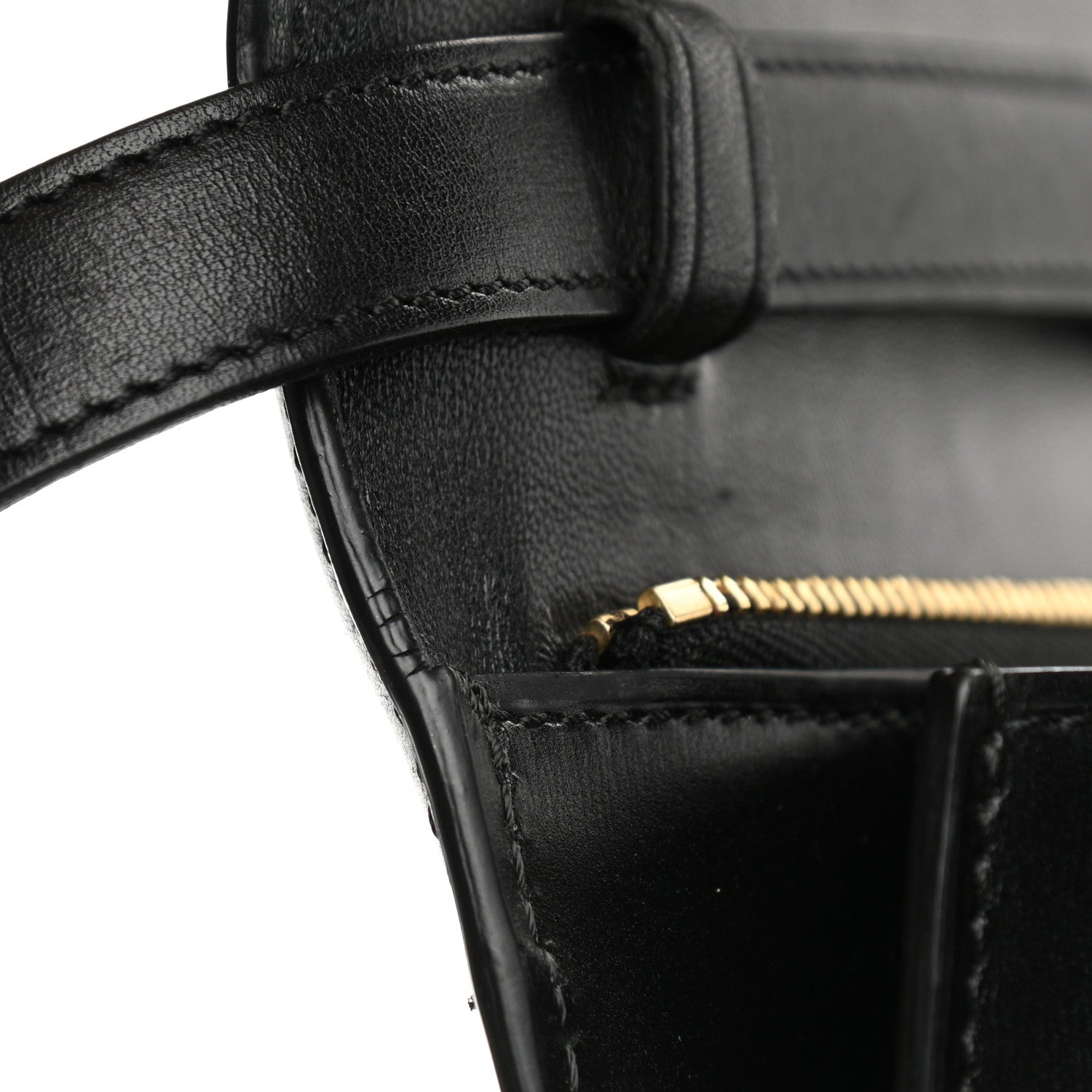 Celine Box Medium Classic Box Flap Bag Black 10 of 10