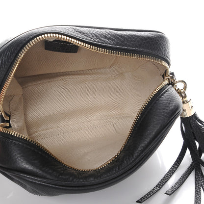 Gucci Pebbled Calfskin Small Soho Disco Bag Black 5 of 7