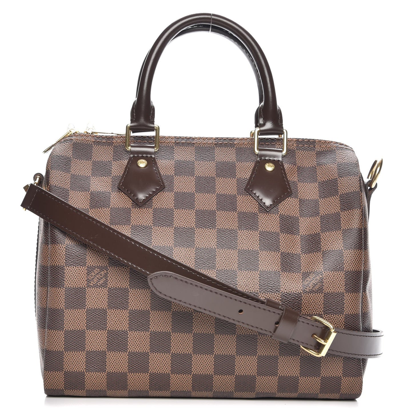 Damier Ebene Speedy Bandouliere 25