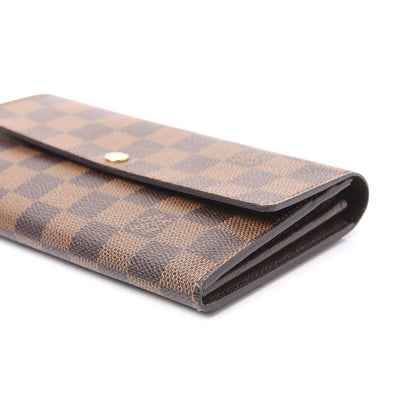 Louis Vuitton Damier Ebene Sarah Wallet 8 of 9