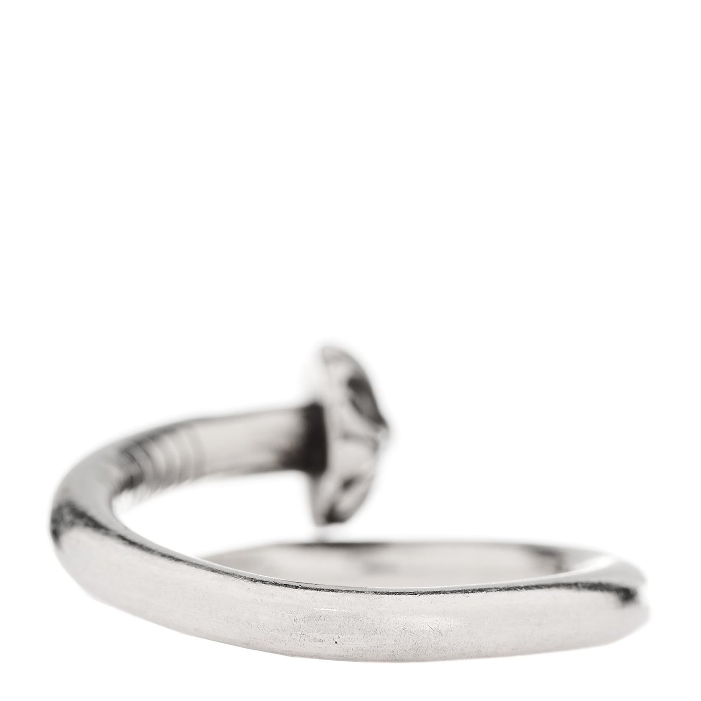 Sterling Silver Cross Ball Nail Ring 60 9