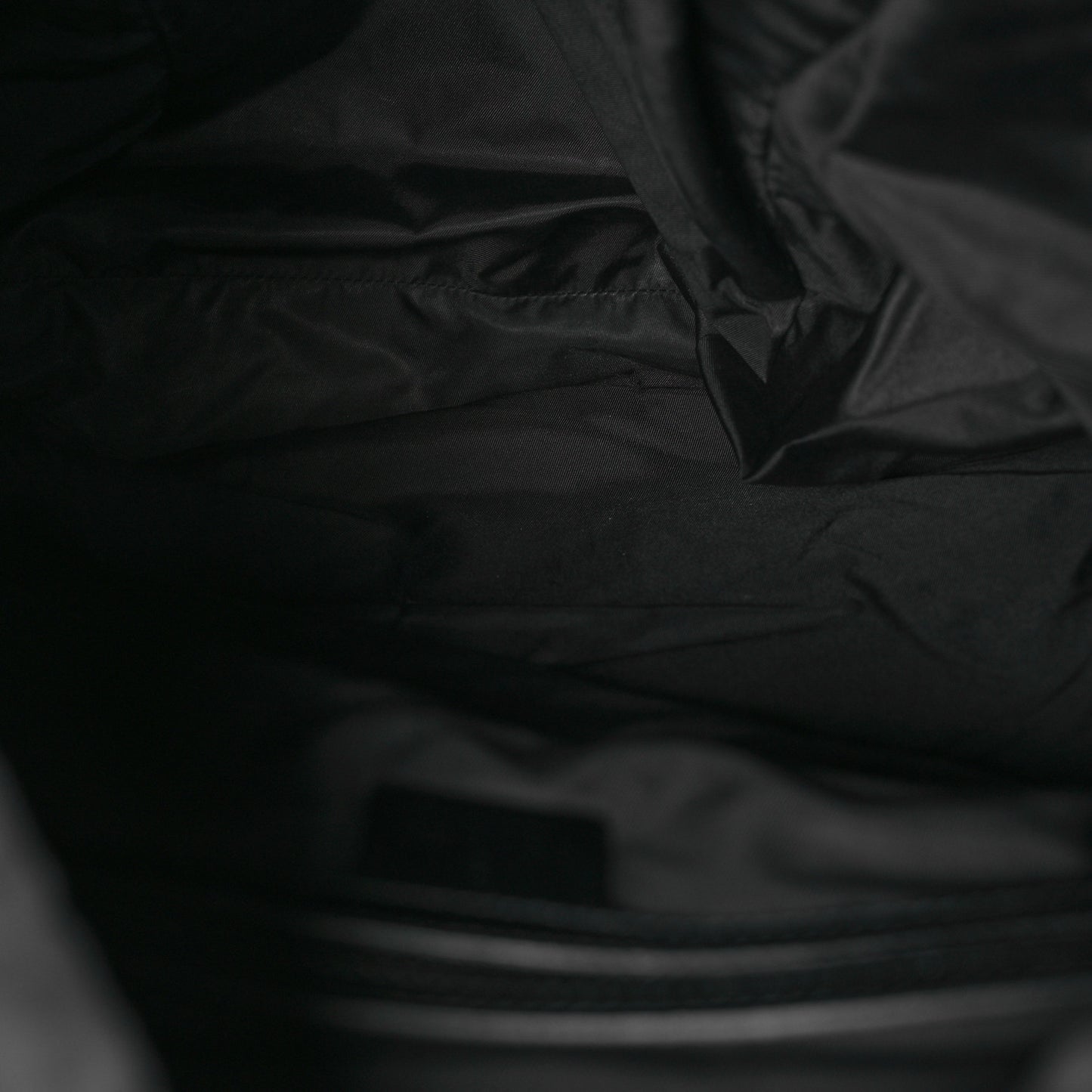 Techno Canvas Web Double Buckle Backpack Black