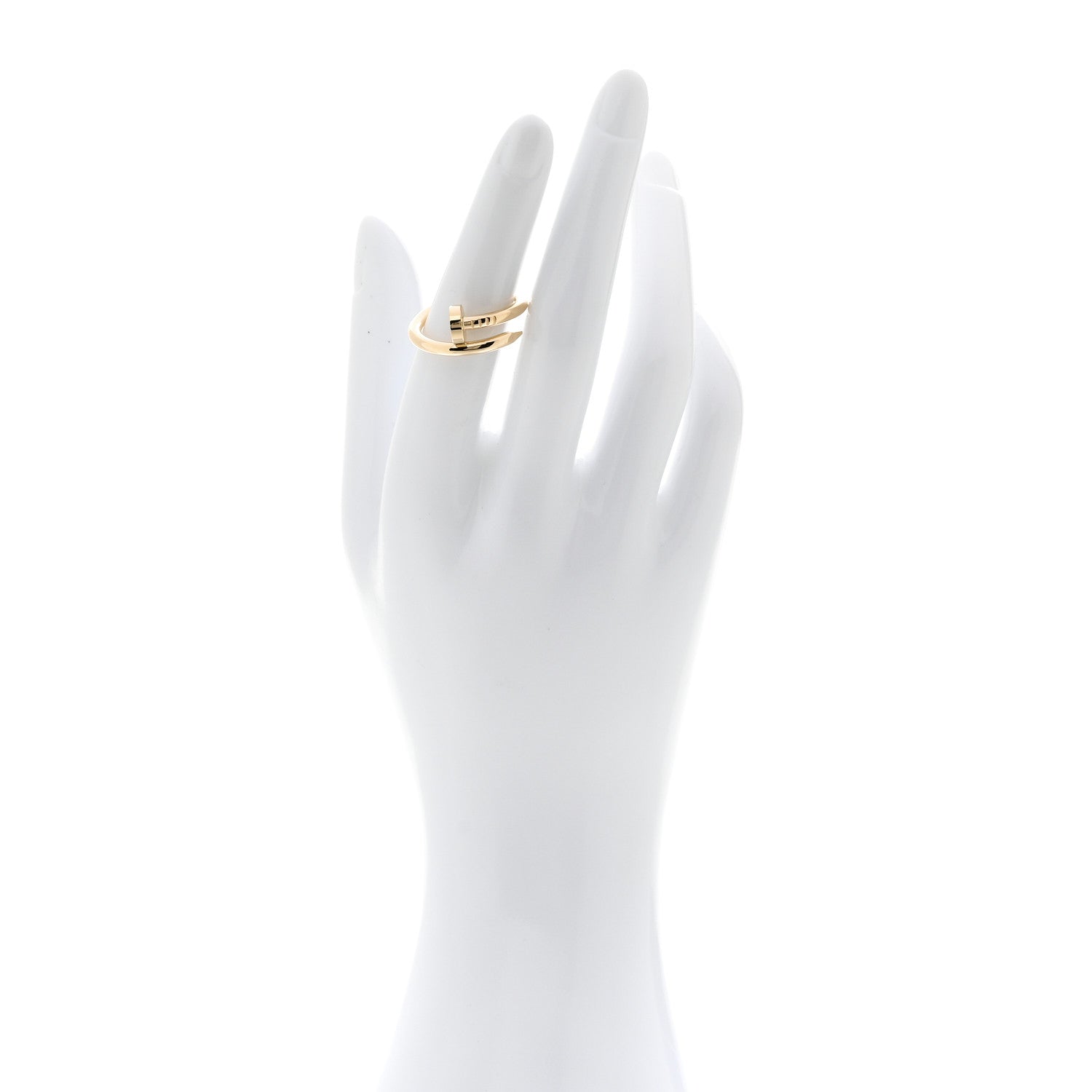 Cartier 18K Yellow Gold Juste Un Clou Ring 56 7.5 2 of 5