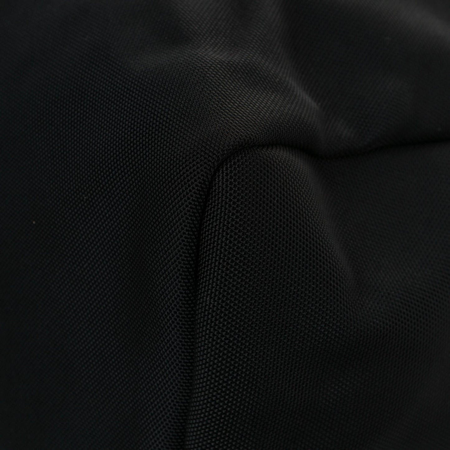 Techno Canvas Web Single Buckle Tote Black