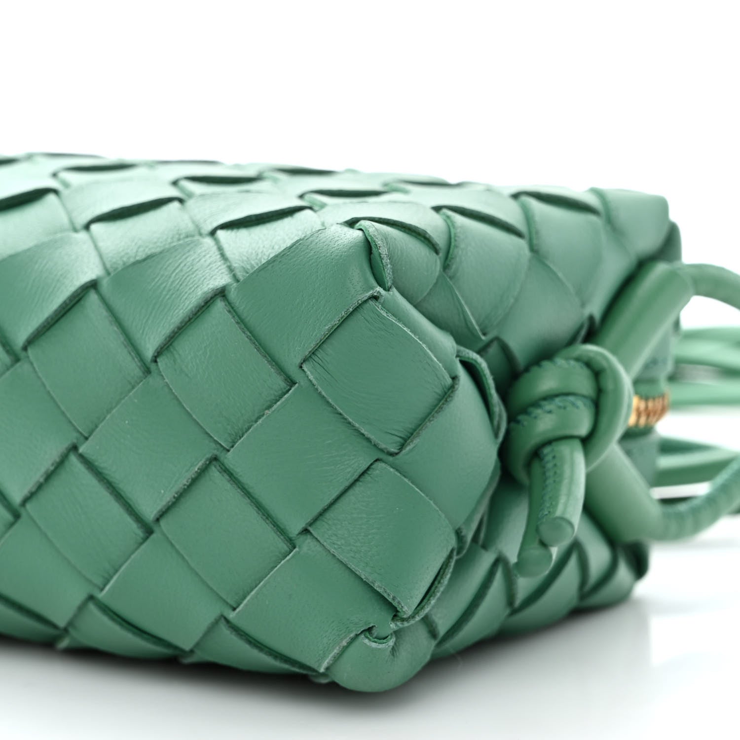 Bottega Veneta Nappa Intrecciato Candy Loop Camera Bag Mermaid 9 of 9