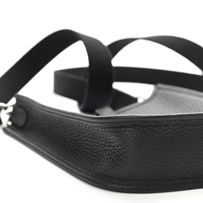 Hermes Taurillon Clemence Evelyne TPM Black 9 of 10