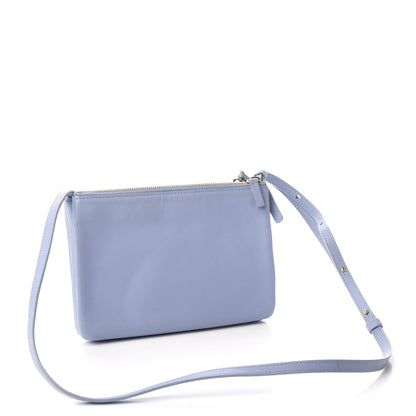 Celine Lambskin Small Trio Crossbody Bag Lavender 2 of 11