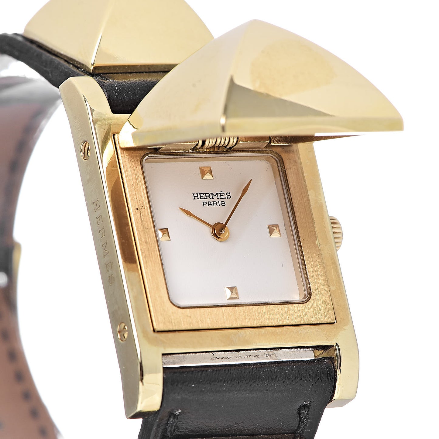 Stainless Steel Barenia 23mm Medor Quartz Watch Noir