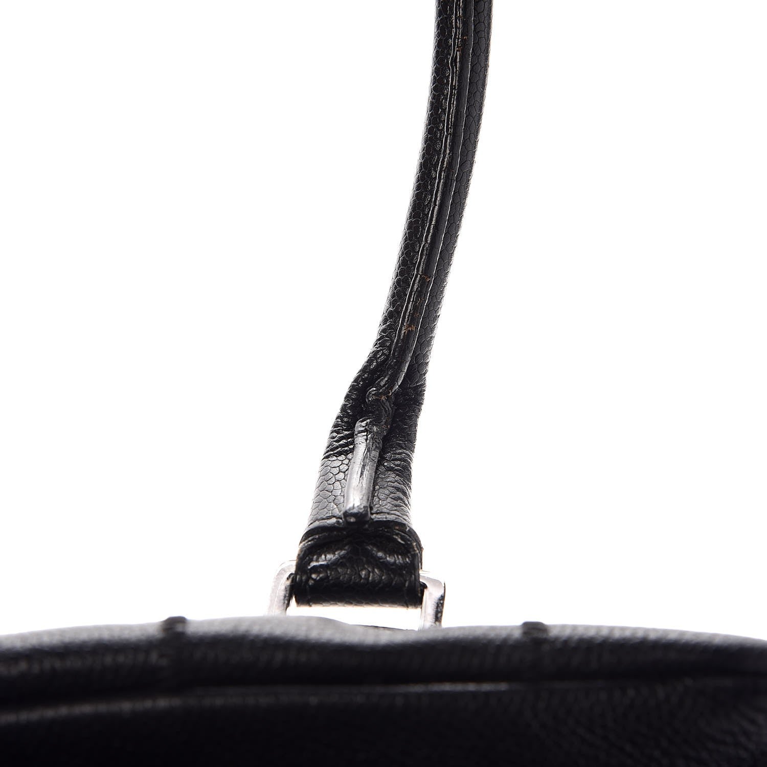 Chanel Caviar Square Stitched Medium Tote Black 9 of 16