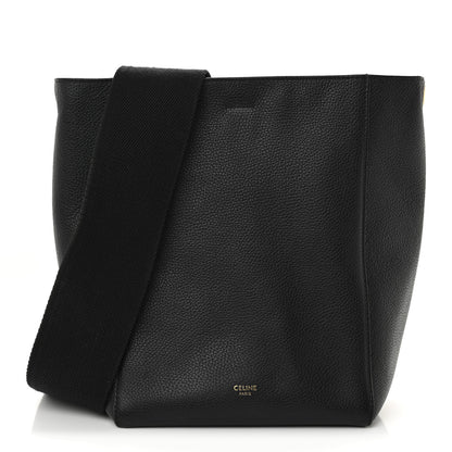 Celine Soft Grained Calfskin Small Sangle Bucket Bag Black 1 of 13