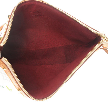 Louis Vuitton Monogram Multicolor Pochette Accessories White 6 of 7
