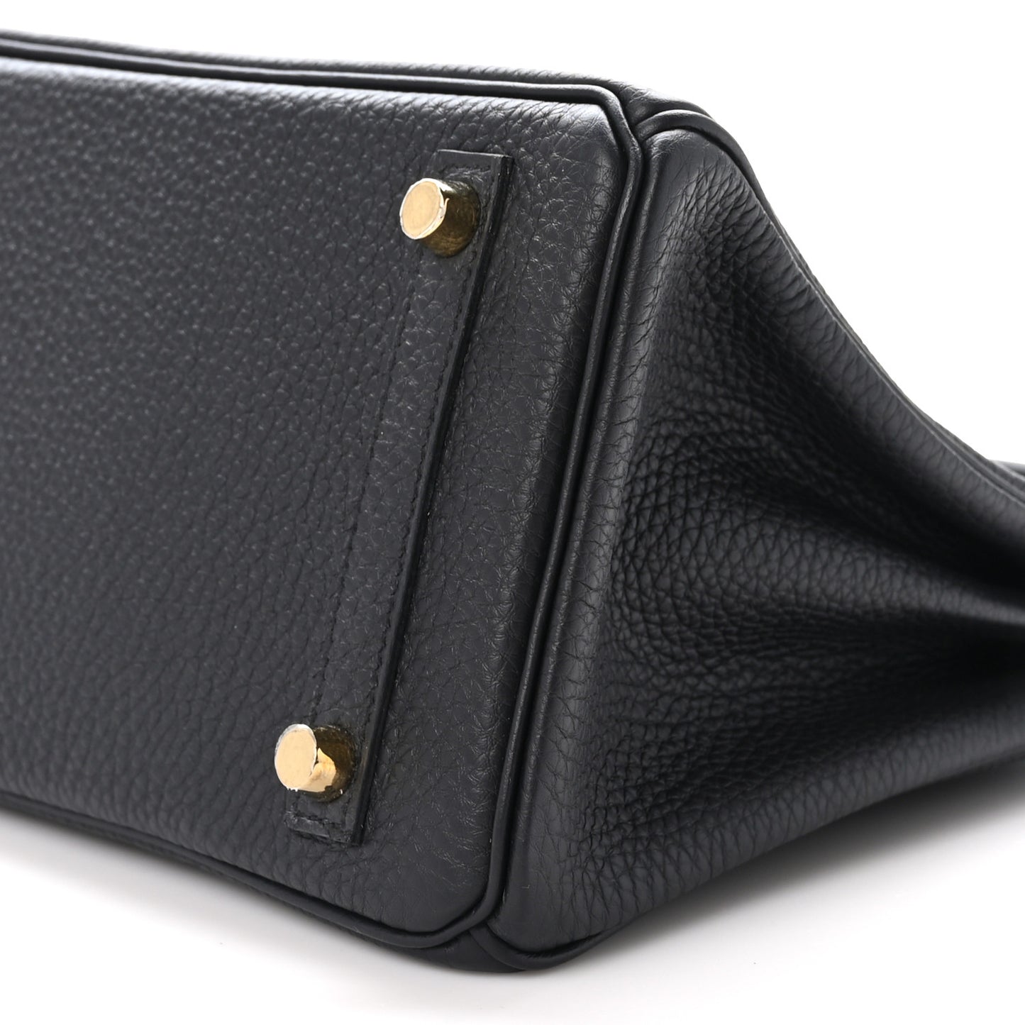Togo Verso Birkin 25 Black Toundra