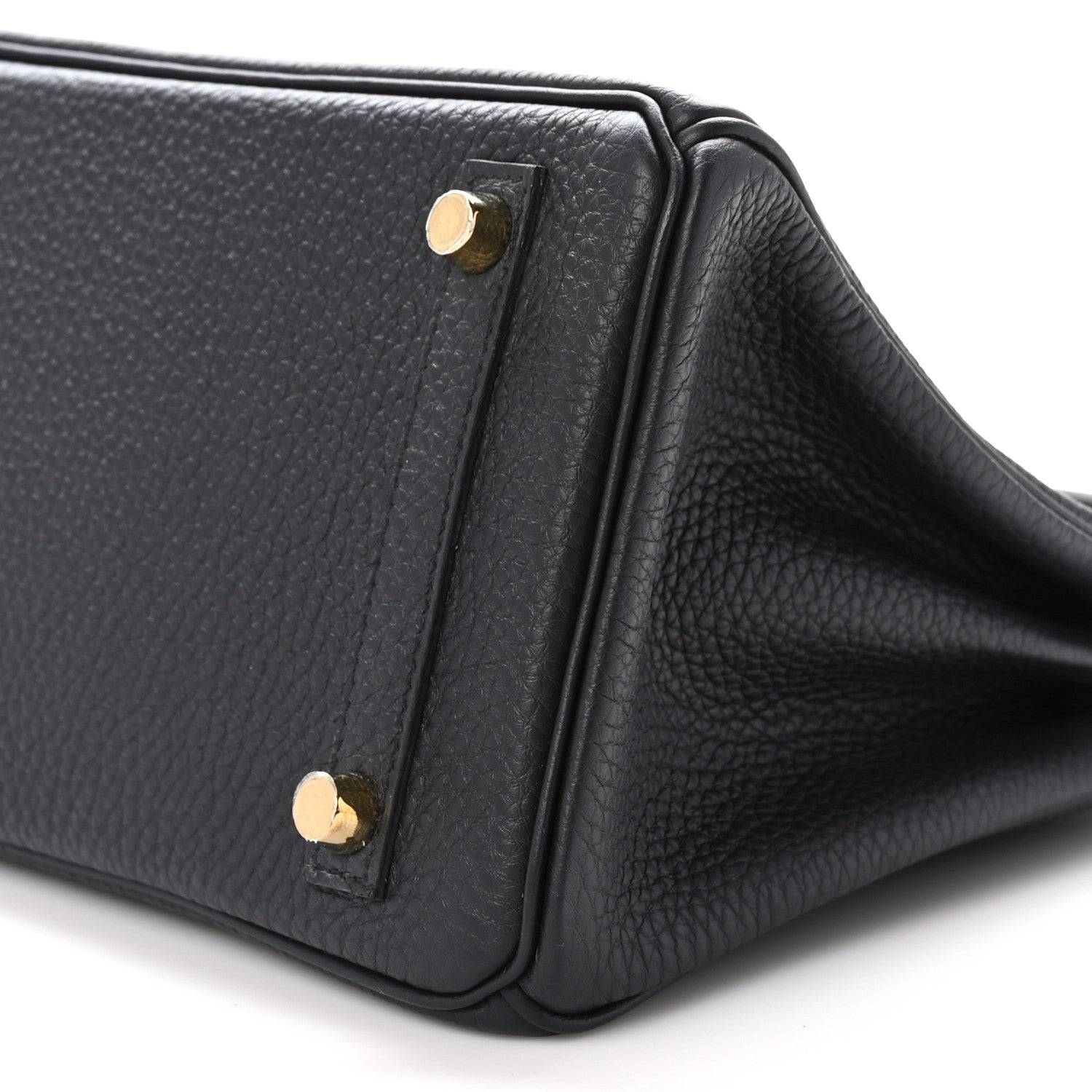 Hermes Togo Verso Birkin 25 Black Toundra 10 of 11