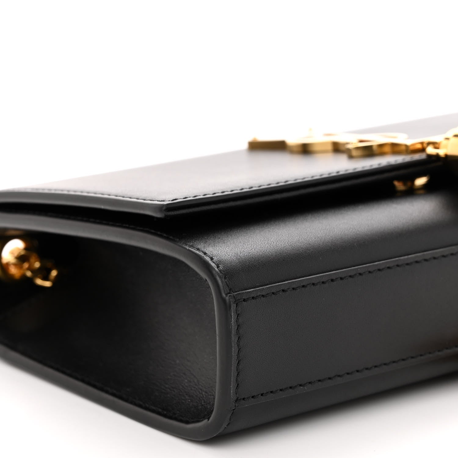 Saint Laurent Calfskin Small Classic Monogram Kate Tassel Satchel Black 8 of 9