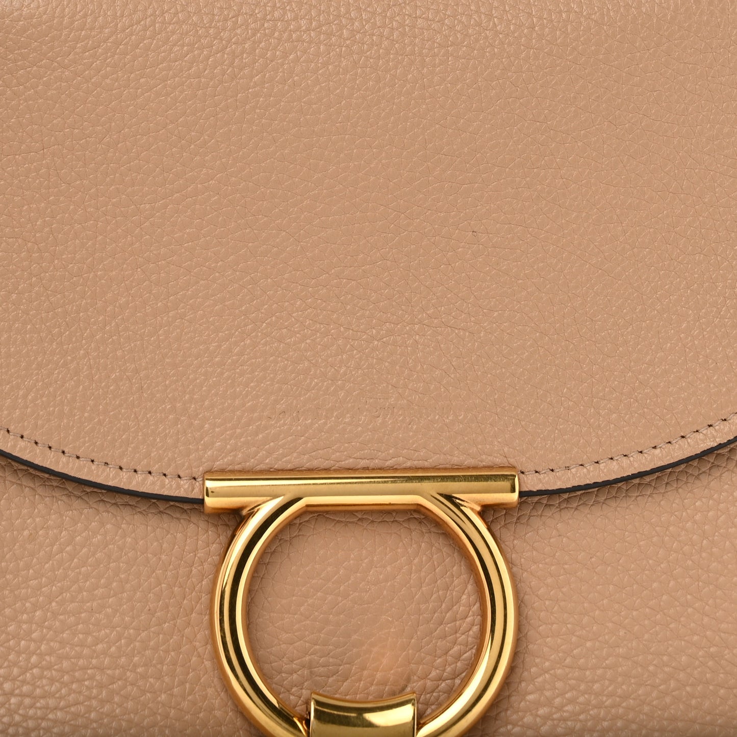 Calfskin Small Margot Top Handle Satchel Almond