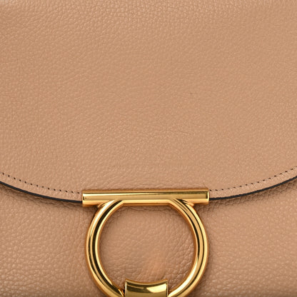 Salvatore Ferragamo Calfskin Small Margot Top Handle Satchel Almond 7 of 12