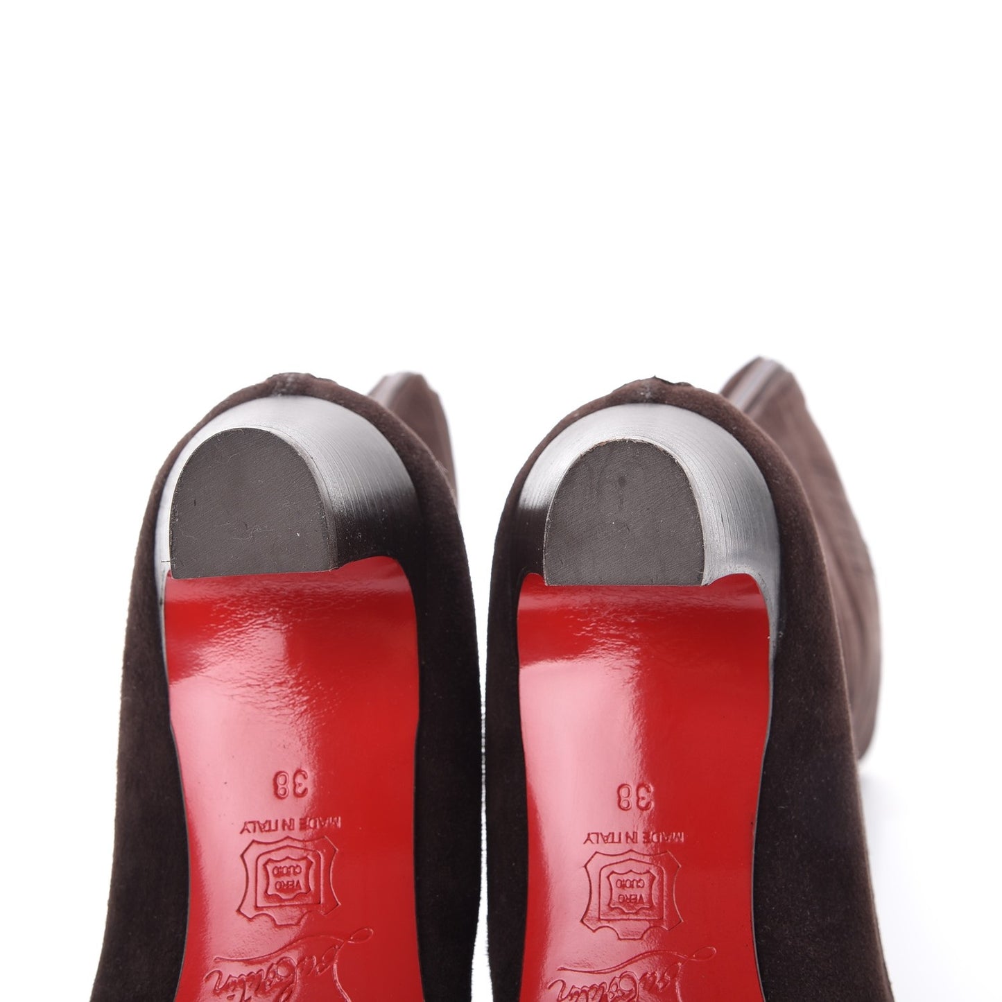 Suede Bourge 50 Tall Boots 38 Brown