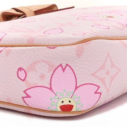 Louis Vuitton Monogram Cherry Blossom Pochette Accessories Pink 8 of 11