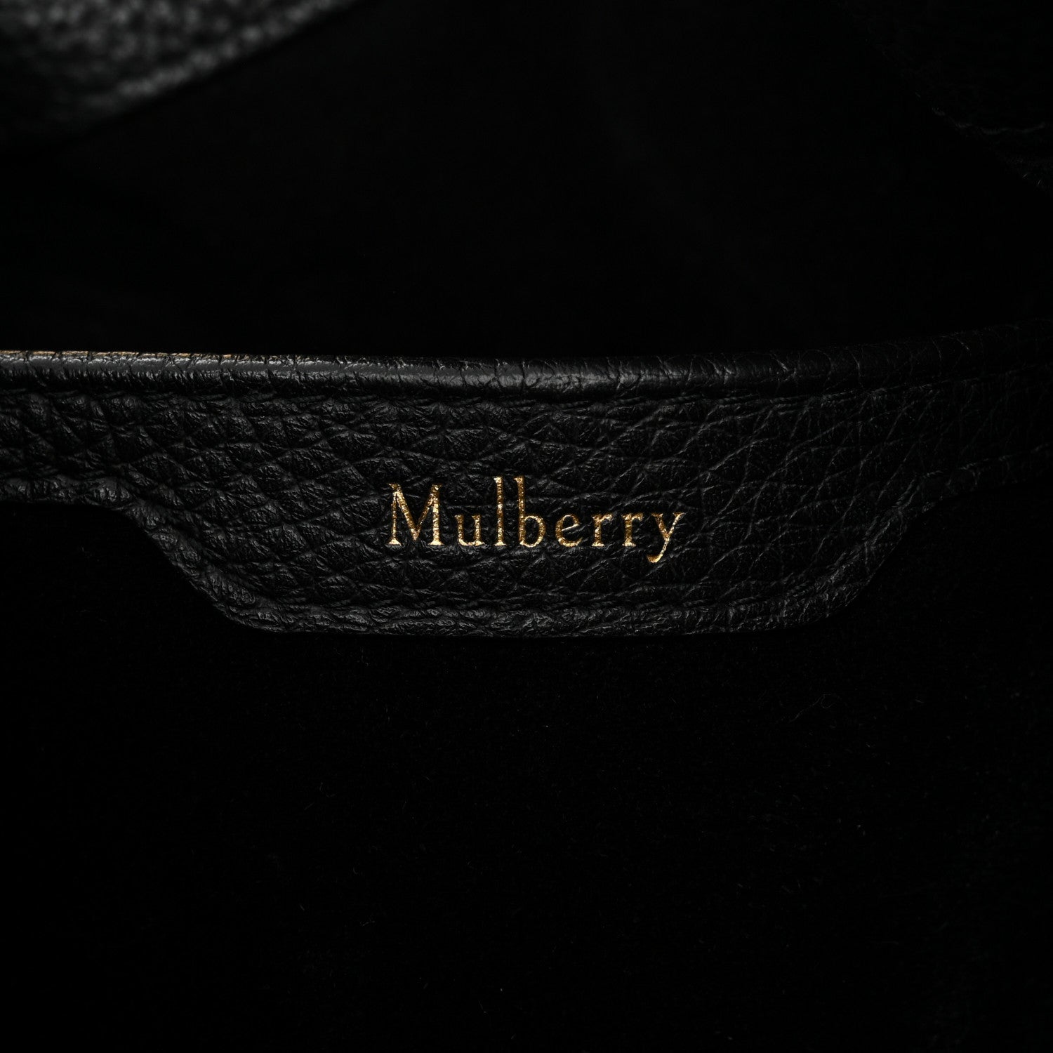Mulberry Small Classic Grain Leighton Black 6 of 10