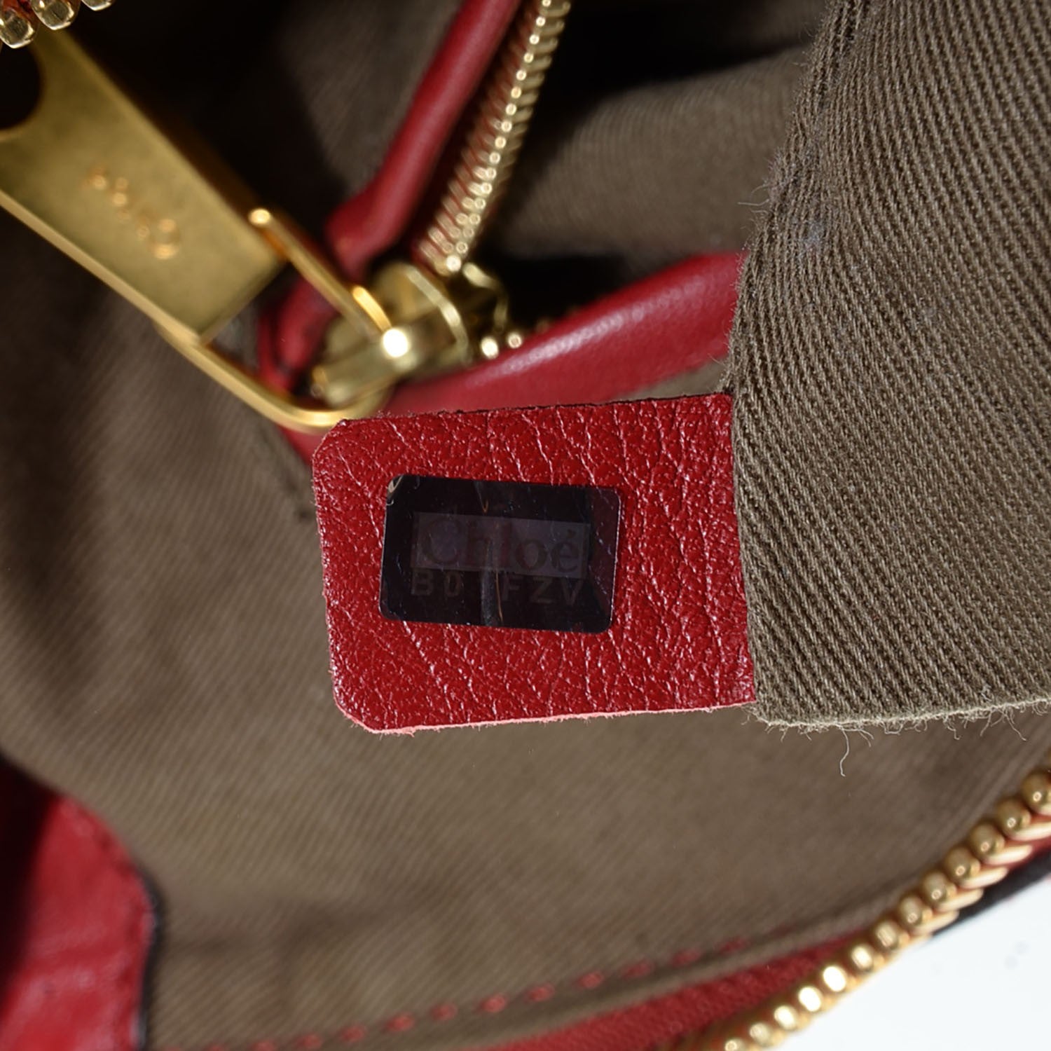 Chloe Calfskin Medium Marcie Satchel Garnet 8 of 10