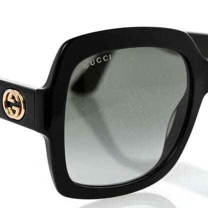 Gucci Acetate Square Frame Sunglasses GG0036S Black 7 of 8