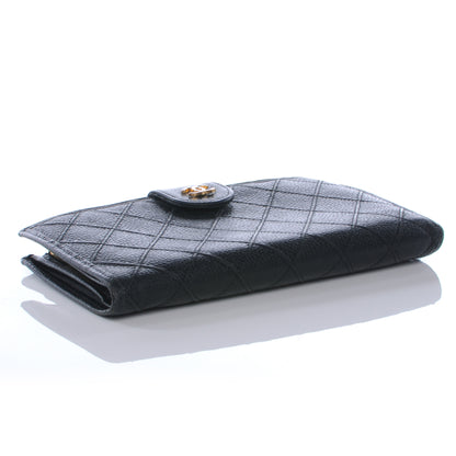 Chanel Caviar Diamond Stitch Wallet Black 5 of 8
