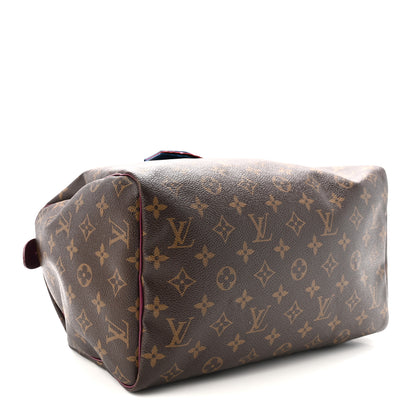 Louis Vuitton Monogram Totem Speedy 30 Magenta 4 of 8