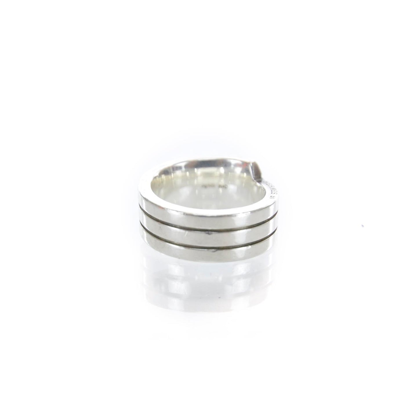 Sterling Silver Arcane H Ring 51 5.5