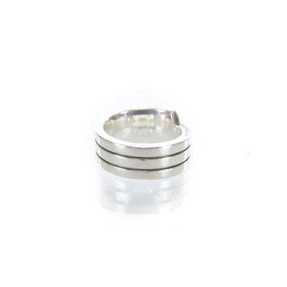Hermes Sterling Silver Arcane H Ring 51 5.5 4 of 4