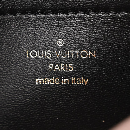 Louis Vuitton Lambskin Embossed Monogram Pochette Coussin Black 7 of 10