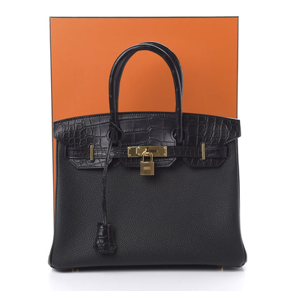 Hermes Togo Matte Alligator Birkin Touch 30 Black 32 of 32
