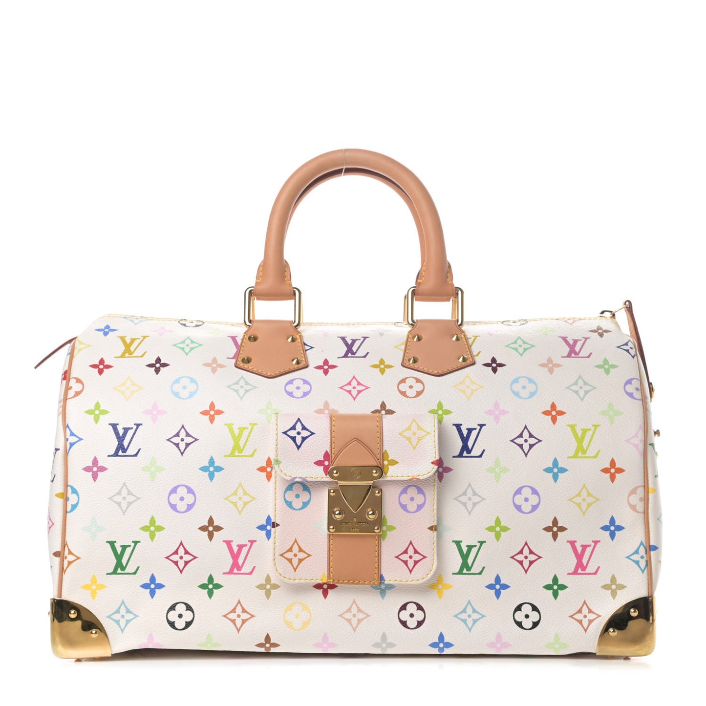 Monogram Multicolor Speedy 40 White