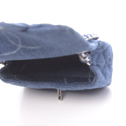 Chanel Denim CC Quilted Mini Square Flap Blue 5 of 11