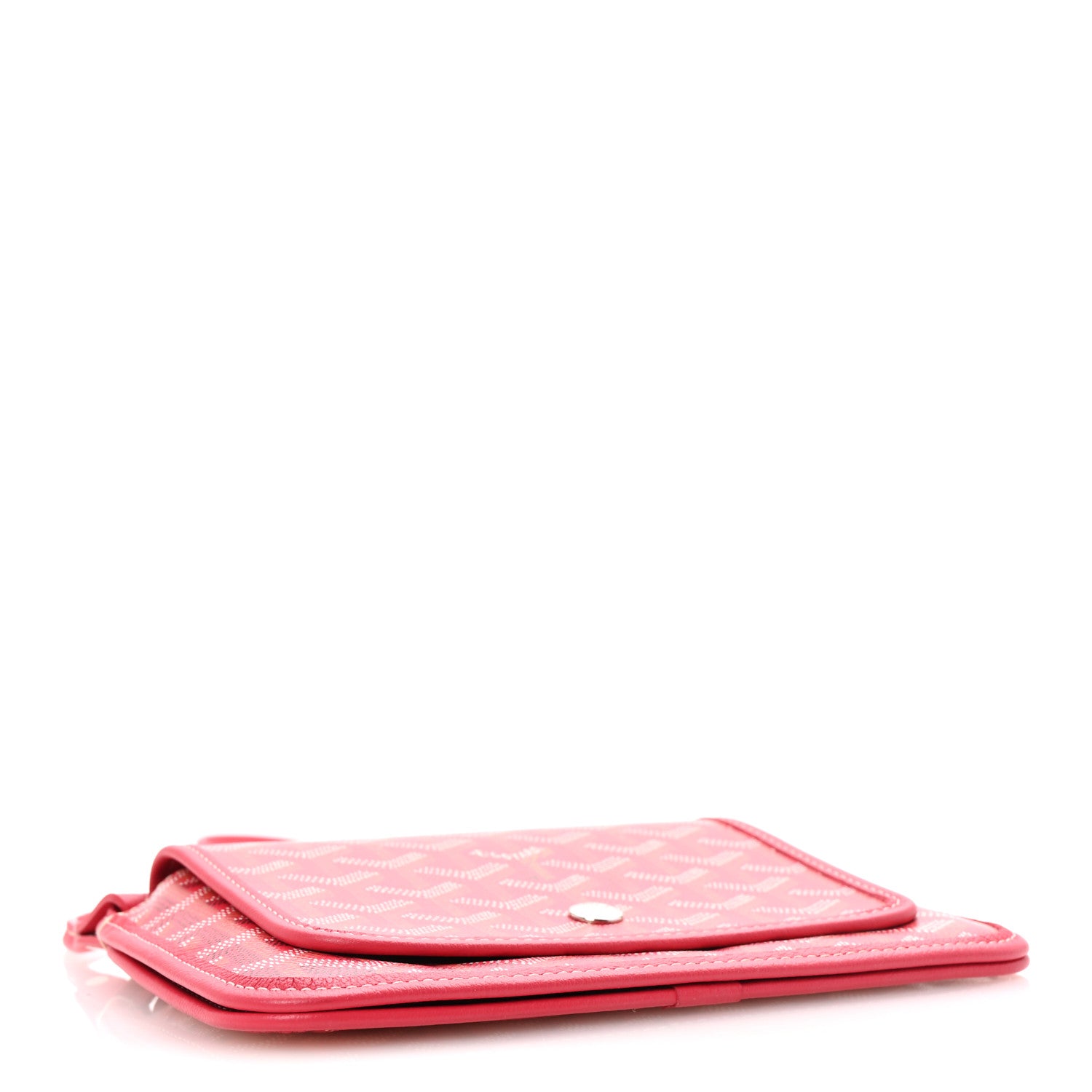 Goyard Goyardine Le Jardin Plumet Wallet Clutch Fuchsia 4 of 9