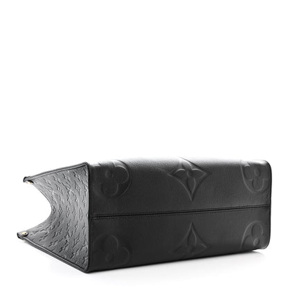Louis Vuitton Empreinte Monogram Giant Onthego MM Black 4 of 9