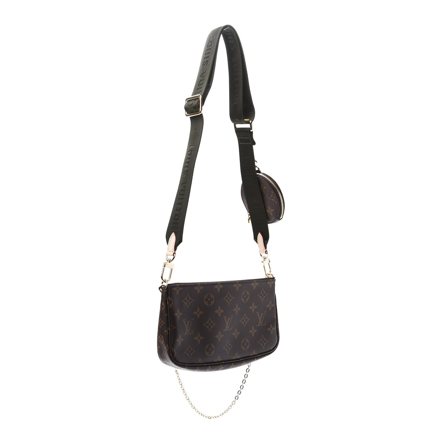 Louis Vuitton Monogram Multi Pochette Accessories Kaki 3 of 14