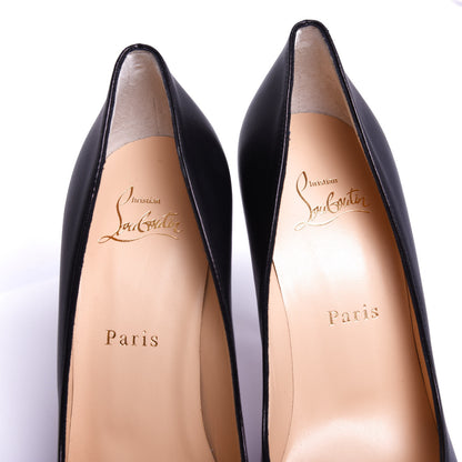 Christian Louboutin Shiny Nappa Pigalle Follies 100 Pumps 37 Black 8 of 10