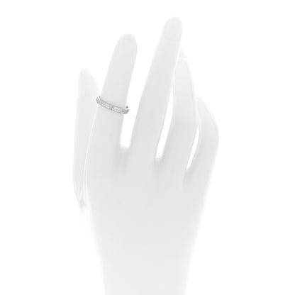 Cartier 18K White Gold Diamond 2.6mm LOVE Paved Band Ring 49 4.75 2 of 4