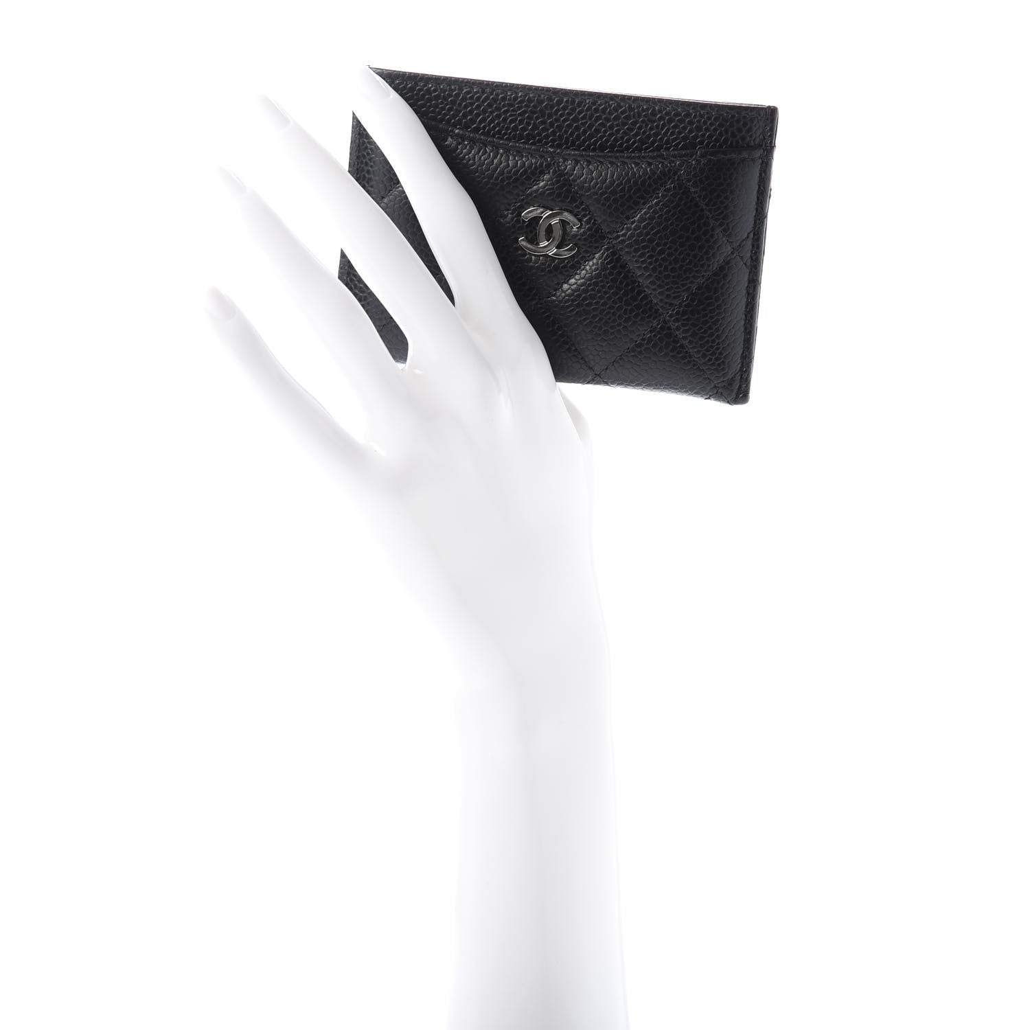 Chanel Caviar Quilted Card Holder Black 2 of 9