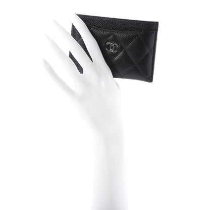Chanel Caviar Quilted Card Holder Black 2 of 9
