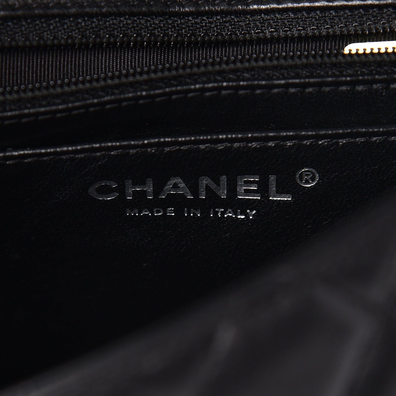Chanel Lambskin Quilted Mini Square Flap Black 9 of 13