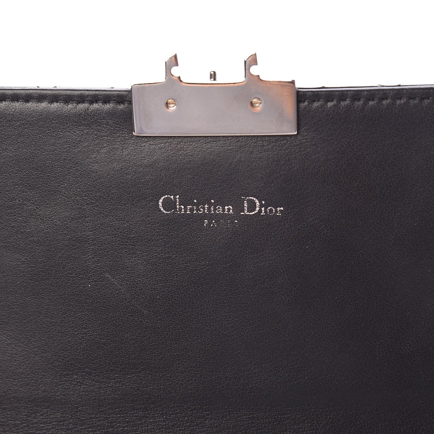 Christian Dior Patent Cannage Miss Dior Promenade Pouch Black 8 of 12