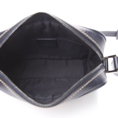 Gucci GG Supreme Monogram Web Small Shoulder Bag Navy 4 of 12